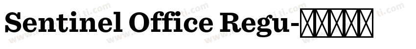 Sentinel Office Regu字体转换